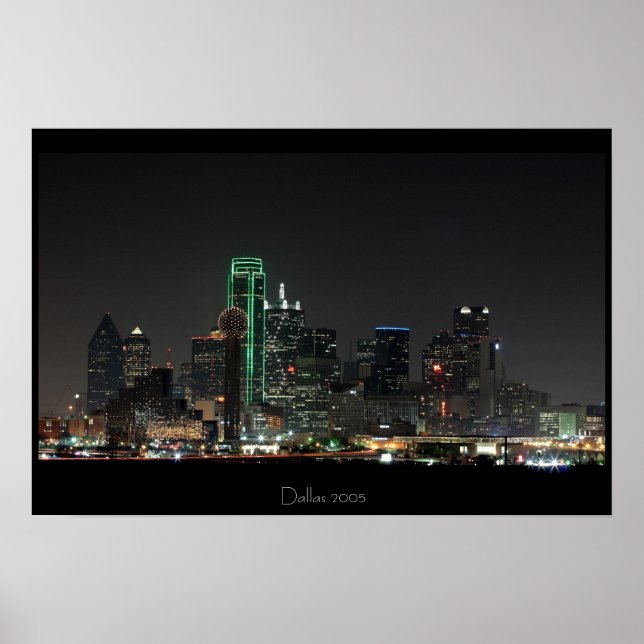 Dallas Skyline Poster (Front)