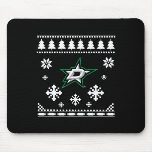 Dallas Stars Ugly Christmas Sweater Holidaze  Mouse Pad