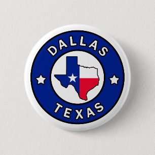 Dallas Texas 2 Inch Round Button
