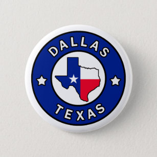 Dallas Texas 2 Inch Round Button