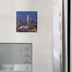 Dallas, Texas aerial view, Magnet