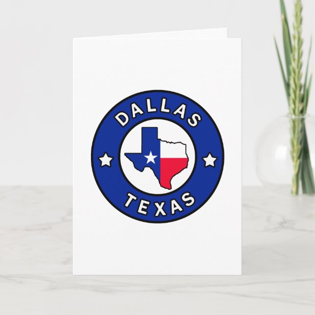 Dallas Texas Card (Front)