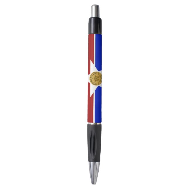 Dallas (Texas) city flag Pen (Front Vertical)