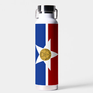 Dallas (Texas) city flag Water Bottle