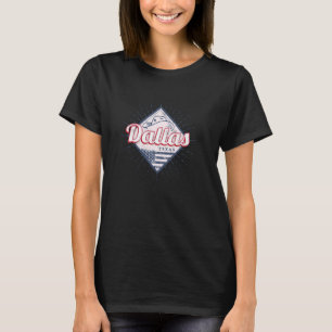 Dallas Texas City United States Vintage USA Holida T-Shirt