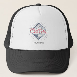 Dallas Texas City United States Vintage USA Trucker Hat