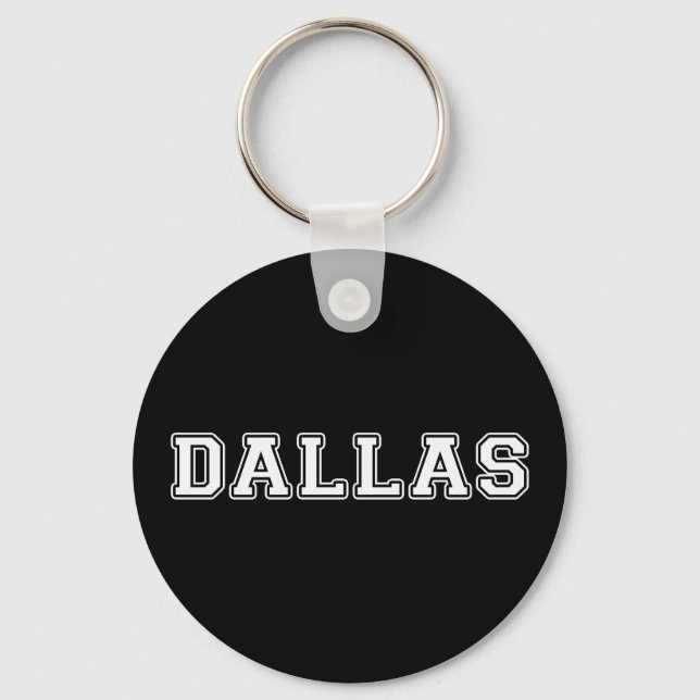 Dallas Texas Keychain (Front)