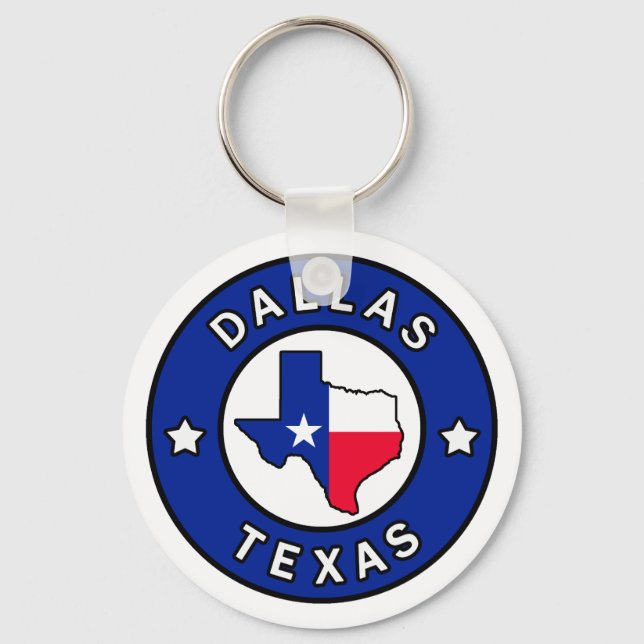 Dallas Texas Keychain (Front)