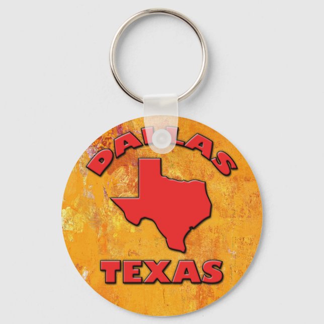 DALLAS, TEXAS KEYCHAIN (Front)