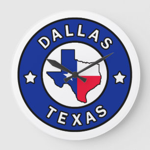 Dallas Texas Large Clock
