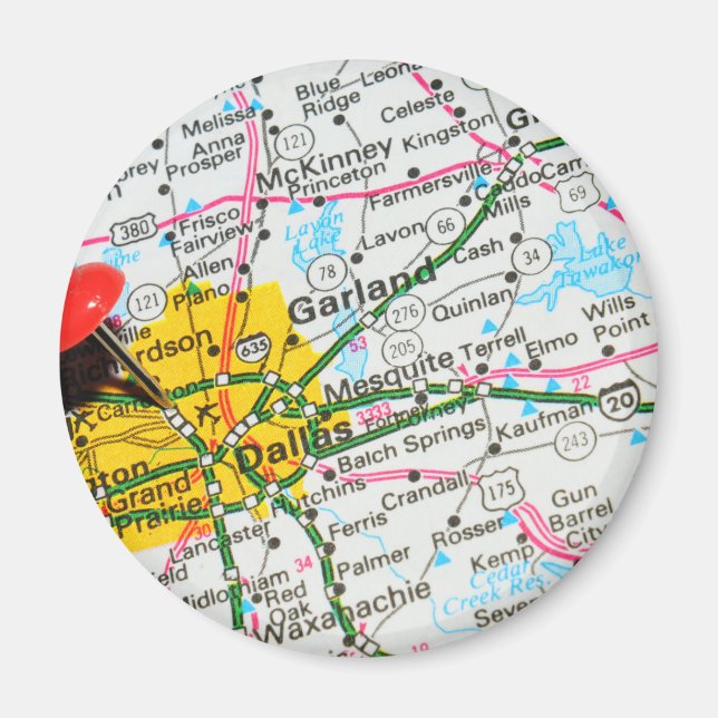 Dallas, Texas Magnet (Front)