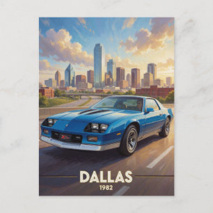 Dallas Texas Performance Roads 1982 Postcard