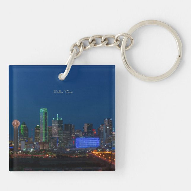 Dallas, Texas, photo de paysage urbain, (Dos)
