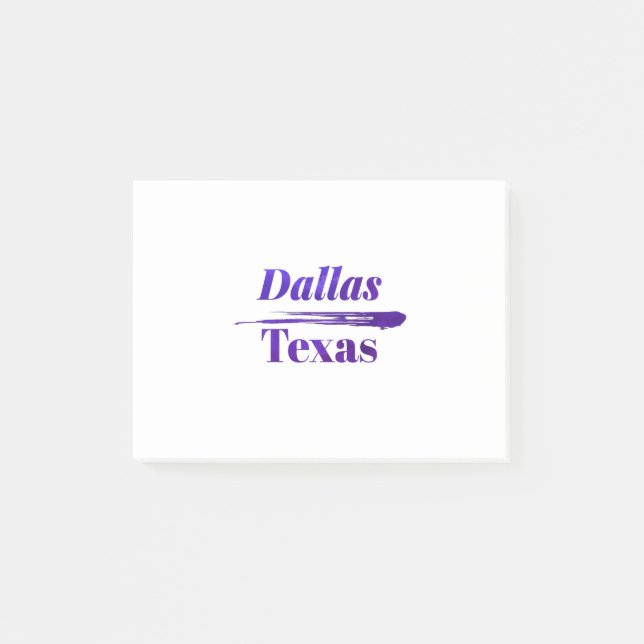 Dallas Texas Post-it Notes (Front)