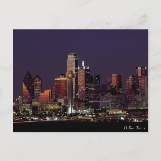 Dallas, Texas Postcard (Front)