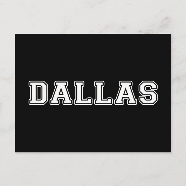 Dallas Texas Postcard (Front)