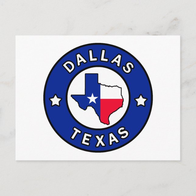 Dallas Texas Postcard (Front)