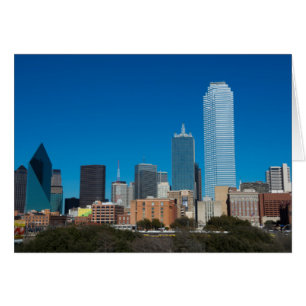 Dallas Texas skyline at sunset