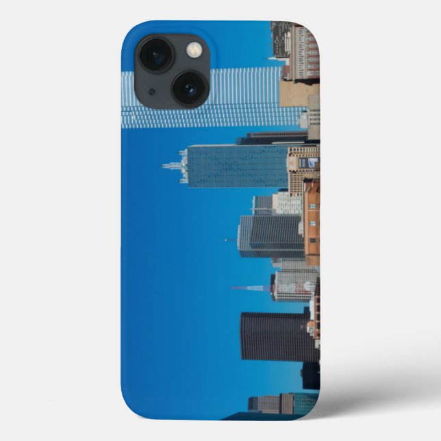 Dallas Texas skyline at sunset Case-Mate iPhone Case (Back)
