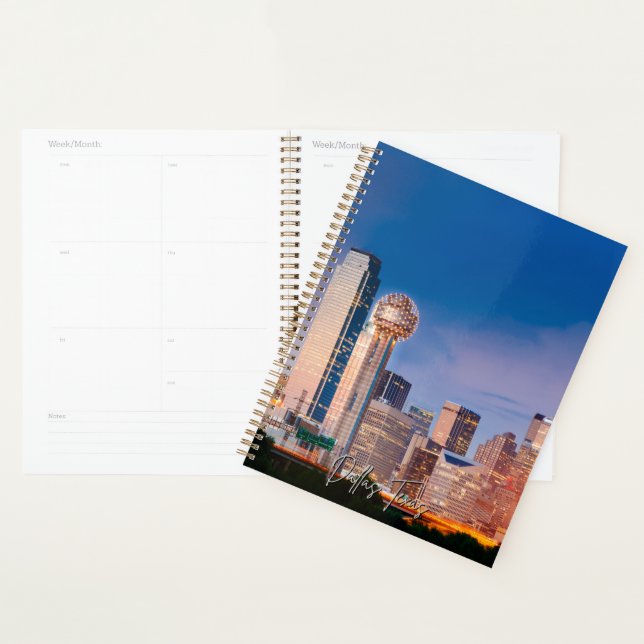 Dallas Texas Skyline Calendar Planner (Display)