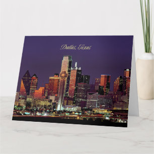 Dallas, Texas skyline Card