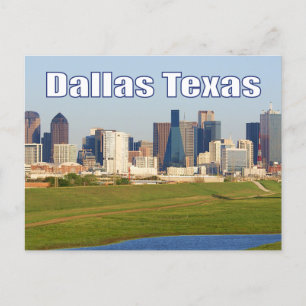 Dallas, Texas Skyline, Carte postale des États-Uni