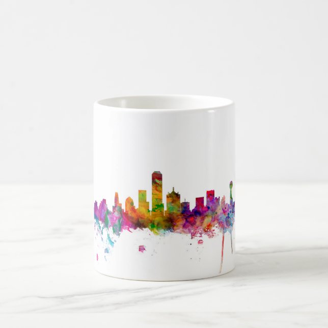 Dallas Texas Skyline Coffee Mug (Center)
