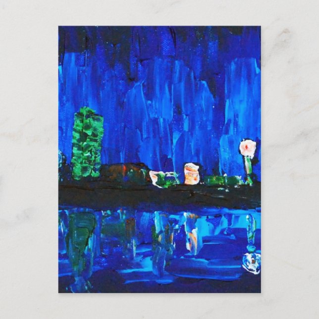 Dallas Texas Skyline III Postcard (Front)