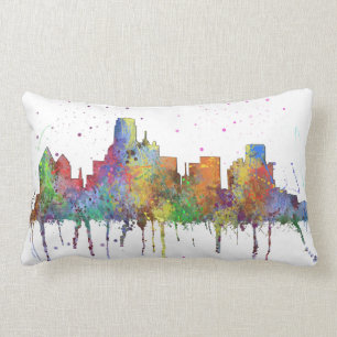 DALLAS, TEXAS SKYLINE LUMBAR PILLOW