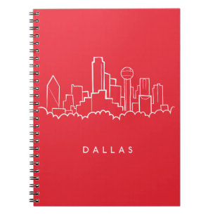 Dallas Texas Skyline Notebook