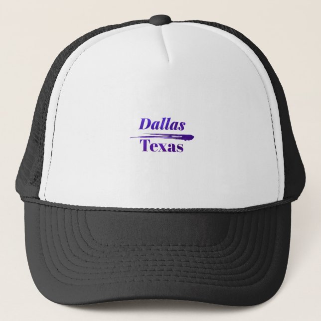 Dallas Texas Trucker Hat (Front)