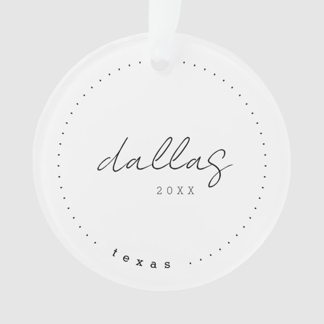 Dallas Texas TX Travel États-Unis Simple (devant)