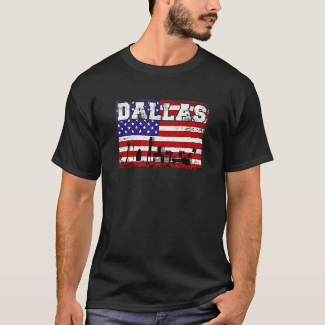 Dallas Texas Usa America T-Shirt (Front)