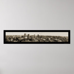 Dallas TX Skyline Photo 1912 Poster
