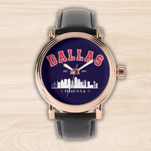 Dallas Urban Skyline View Watch