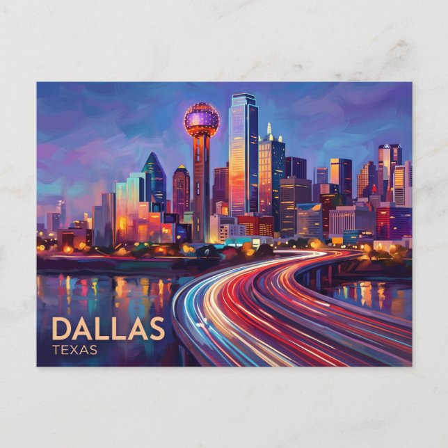 Dallas USA Postcard (Front)