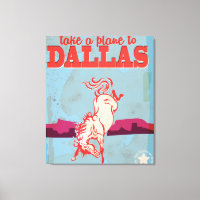 Dallas Vintage Travel Poster