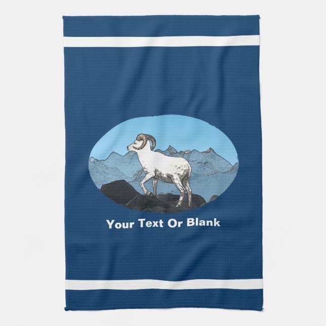 Dall's Sheep Kitchen Towel (Vertical)