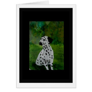 Dalmate tacheté d'art de chien