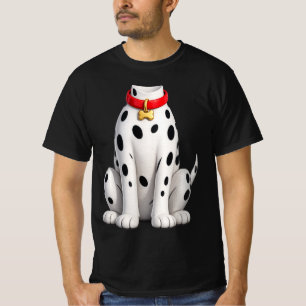 Dalmatian Adult Men Women Kids Dalmatian Costume T-Shirt