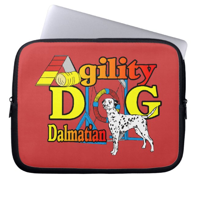 Dalmatian_Agility Laptop Sleeve (Front)