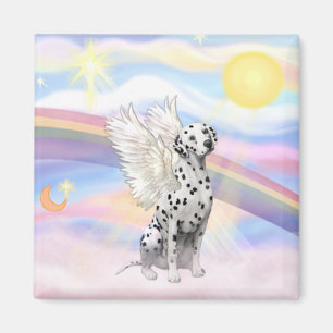 Dalmatian Angel Magnet