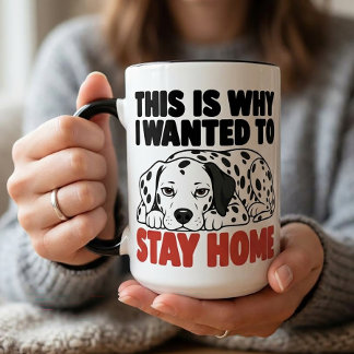 Dalmatian Antisocial Sarcastic Dog Lover Gift Mug