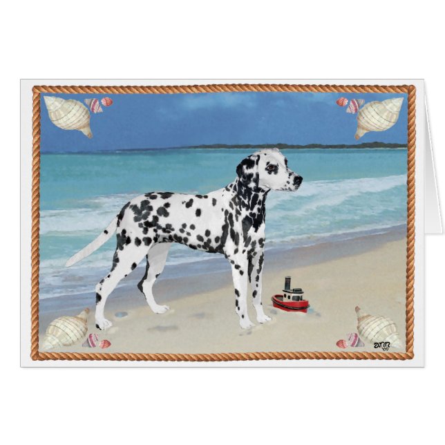 Dalmatian at the Seashore (Front Horizontal)