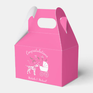 Dalmatian Baby Shower Puppy Dog Favor Box