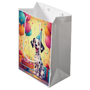 Dalmatian Birthday Celebration Medium Gift Bag