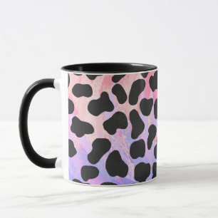 Dalmatian Black and Pink Print Mug