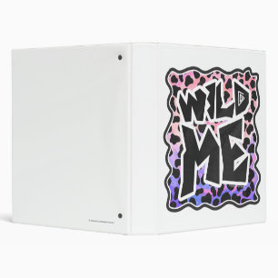 Dalmatian Black and Pink Wild Me Binder