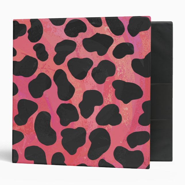 Dalmatian Black and Red Print Binder (Front/Inside)