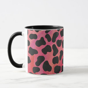 Dalmatian Black and Red Print Mug